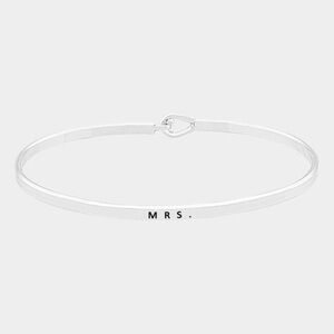 Mrs. message bracelet